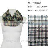 Top Quality Indian Yarn Loop Ring Infinity Scarfs Fashionable Flower Printed Scarf 100 Polyester Scarves thumbnail-5