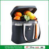 Portable Outdoor Picnic Bag Round Tableware Carrier