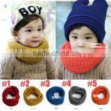 Fashion Candy Color Winter Knitted Kids Scarf thumbnail-1