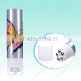 High-end looking empty container tube with five-ball roll-on massage head
