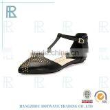Wholesale Top Quality Ladies Leather Soles Flat Shoes thumbnail-6