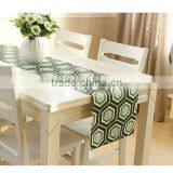 Poly Cotton Printing Table Linen Green Table Runners thumbnail-3