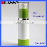 50ml White Plastic Cosmetic Airless Bottle Packaging,White Plastic Airless Bottle thumbnail-1