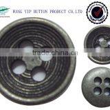 12mm 4 Holes Circle Round Button Metal Alloy