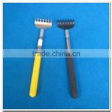 Promotional extended stainless steel back scratcher
