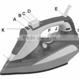 Home Appliance Professional Vertical Travel Iron and Garment Steamer thumbnail-2