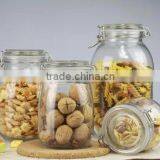 Clamp and Clear Glass Jar With Lid thumbnail-3