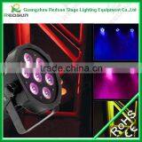 Professional High Efficiency 7pcs*10W RGBW 4in1 LED Flat Full Color Par Light