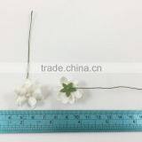 White, Small Handmade Mulberry Paper Flower, Wedding Party, Scrap-booking Crafts Pastel thumbnail-3