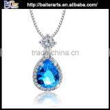 Custom Wholesale Jewelry 925 Sterling Silver Red Gemstone Pendants thumbnail-3