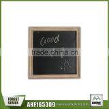 Small Wooded Square Chalkboard With Vintage Frame For Hanging