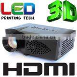 2015 Newest LED Projector Mini Pico Portable Projector TV AV VGA USB & SD With VGA HDMI Home Theater Projectors Projeto thumbnail-1