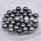 9-10 mm AAA Perfect Round Top Quality Hawaiian Black Pearls thumbnail-5