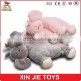 OEM Plush Elephant Shape Body Pillow Adult Travel Folding Pillow thumbnail-2