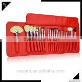 High Quality White 26pcs Personalized Animal Hair Cosmetic Brush Set