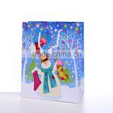 Hand Bag White Drawstrings Mixed Flowers Christmas Paper Gift Bag for Lady thumbnail-6