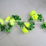 10 Heads Artificial Rose Flower Vine for Wedding Decoration thumbnail-1