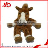 hot sale cheap plush cow hand puppet toy