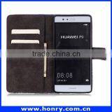 Leather Flip Cover Case Wallet Cover Pu Leather Cell Phone Case for HUAWEI P9/G8mini thumbnail-2