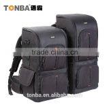 Jungle Camo Convertible and Functional Outdoorsy DSLR and Camera Shoulder Backpack Bag With Gear and Accessories-Camo & Black thumbnail-2