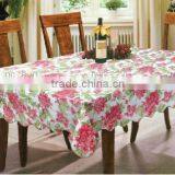 54*72inch Printed Vinyl Table Cloth With Flannel Backing for Home Decoration Using thumbnail-1