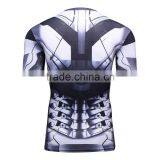 Men Avengers Super Hero Iron Man Captain America Clothes Short Sleeve 3D Printing t Shirt thumbnail-4