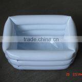 Clear PVC Inflatable Square Swimming Pool for Kids