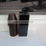 Cylindrical Shape and Suture and Leather Wrapped Bottle and 2 Glasses thumbnail-4