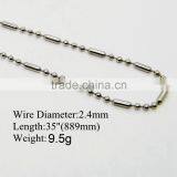 High Quality Electroplating Iron Ball Chain thumbnail-1