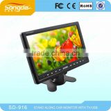 Portable Flat Screen China Small 7 in car lcd monitor