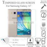 2015 Hot Sell 0.3mm 2.5D 9H Hardness Mobile Tempered Glass Screen Protector For Samsung A7 thumbnail-2