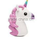 2016 Trending Products Christmas Gift 2600mAh 2200mAh 2000mAh Portable Mobile Charger Silicon Carton Spirit Unicorn Power Bank Supplier's Choice thumbnail-2