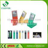 Various Colors 1 LED Flexible Plastic Book Reading Light With Clip