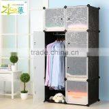 Wholesale Folding Modern Bedroom Plastic Wardrobe Box thumbnail-5