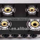 Four-burner Glass Table Gas Stove
