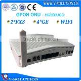 CE Certification 4 Gigabit Enternet and USB Port 2POTs WIFI Router FTTH GPON HGU With Fully Compatible