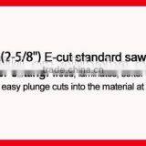 65mm(2-5/8'') E-cut Quick Change Standard Oscillating Multi Tool Saw Blade for Multimaster Power Tools thumbnail-3