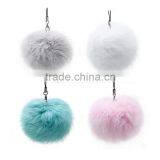 New Design Rabbit Fur Ball Keychain With Great Price thumbnail-3