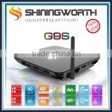 New Clock! G9S Amlogic S905 2G 16G 2.4+5G Wifi Quad Core Google Android tv Box thumbnail-2