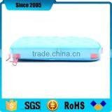 Blue pu Leather Waterproof Cover Eva Pencil Travel Case for Schoolgirls thumbnail-2