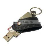 Leather Key chains model USB 2.0 Memory Stick Flash pen Drive