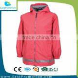 Adult Pu Rain Jacket With Reflective Tape High Quality Padding Raincoat thumbnail-1