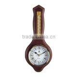 Pearl Wooden Wall Clock PW983 With Weather Station