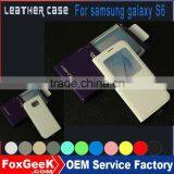 2015 New Mobile Case for Samsung Galaxy s6 Case in High Quality TPU Leather Waterproof Very Popular in the World