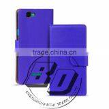 Extrem Hot Selling Plain PU Leather Flip Wallet Case For All Wiko Models Mobile Phone Case Cover thumbnail-4