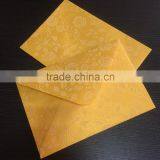 perfume smelling paper yellow envelope