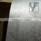 Small Rose Embossed Silver Metallized Paper thumbnail-1