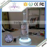 Multicolor Rechargeble LED Glass Wine Bottle Light For Bar Bottle thumbnail-1