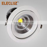 7" DLV701 40W new design COB round rotary LED downlight
