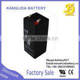 4v 4.5ah Rechargeable Maintenance Free Storage Lead Acid Electric Scale Battery